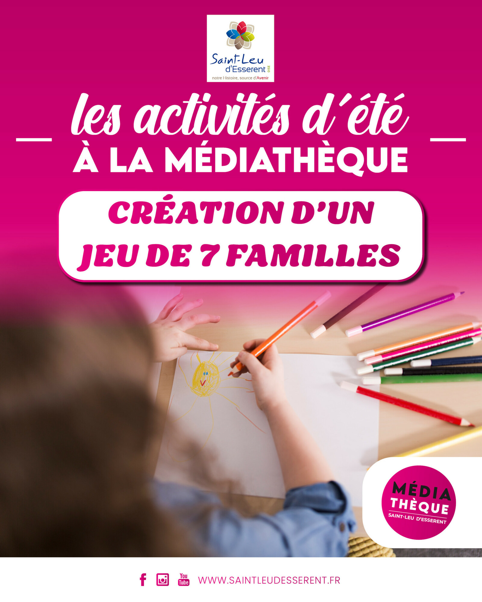 visuel cr&eacute;ation d'un jeu de 7 familles m&eacute;diath&egrave;que